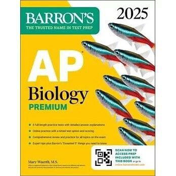 AP Biology Premium, 2025 1/e Mary Wuerth  Barron's