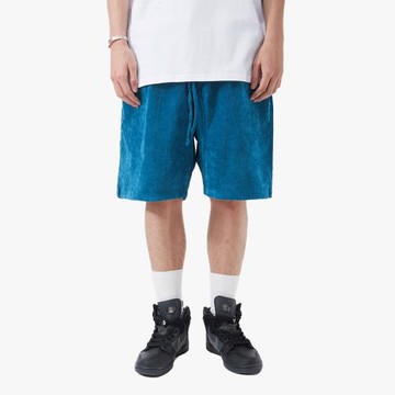 [結業清 ] REFRESH基礎款燈芯絨短褲純色寬松五分褲