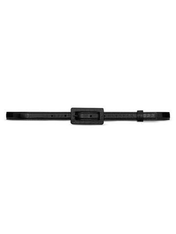 Saint Laurent - rectangular-buckle leather belt - men - Calf Leather/Metal - 95 - Black