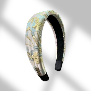 100%手作織錦緞髮箍-高磅數-粉色記憶