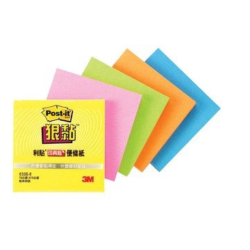 3M 狠黏 633S便條紙(多色)綠