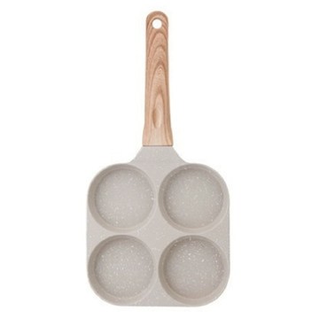 ROYALLIN 蘿林嚴選 煎蛋鍋 不黏易清潔 麥飯石材質 木手柄  25cm  1個