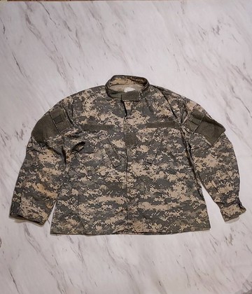 美軍 公發 米灰色 數位迷彩 長袖軍服 薄外套 06款