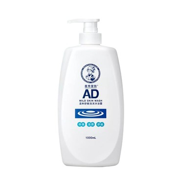 Mentholatum AD 溫和舒敏泡沫沐浴露(1000毫升/瓶)