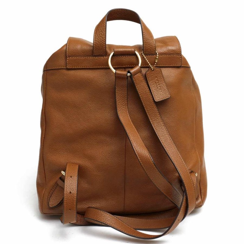 COACH コーチ リュック F37410 BILLIE BACKPACK IN PEBBLE LEATHER ...