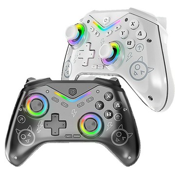 遊戲手把 控制器 磁吸面殼游戲手柄霍爾搖桿帶燈光調節Switch安卓IOS震動