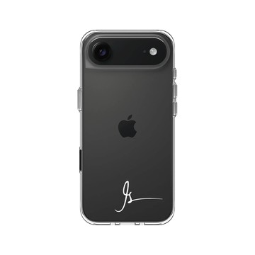 iPhone Air Clear Case（相機按鈕） 透明 - JOCR - Signature - White
