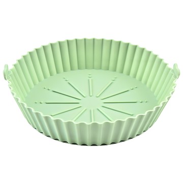 氣炸鍋烘培矽膠烤盤 綠色  1個  18.5 x 5.5cm