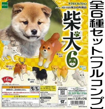 EPOCH 轉蛋 扭蛋 可愛柴犬造型公仔 P6 睡眠 睡覺 休眠柴犬 柴犬 全6種
