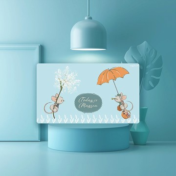 隨身口罩抗菌收納盒 萬用小物盒 防疫小物-鼠寶寶的奇幻冒險