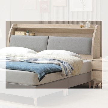 【顛覆設計】曼特斯貓抓皮靠枕床頭箱(雙人5尺)