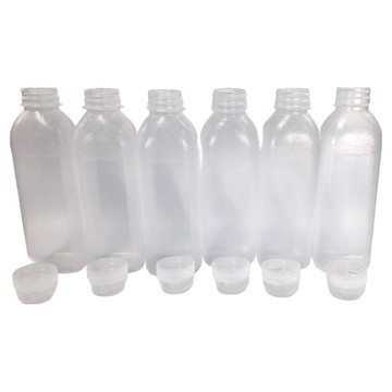 擠壓式調味瓶子Set 500mL 食品級PP材質  6個