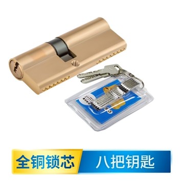 防盜門鎖芯全銅大門入戶門老式家用雙面防撬彈子通用型AB純銅鎖心