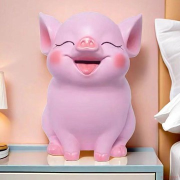 精選好物🌈新款2025可愛小豬大容量儲蓄罐創意擺件兒童禮物可存可取只進不出 伴手禮 交換禮物 招財存錢罐