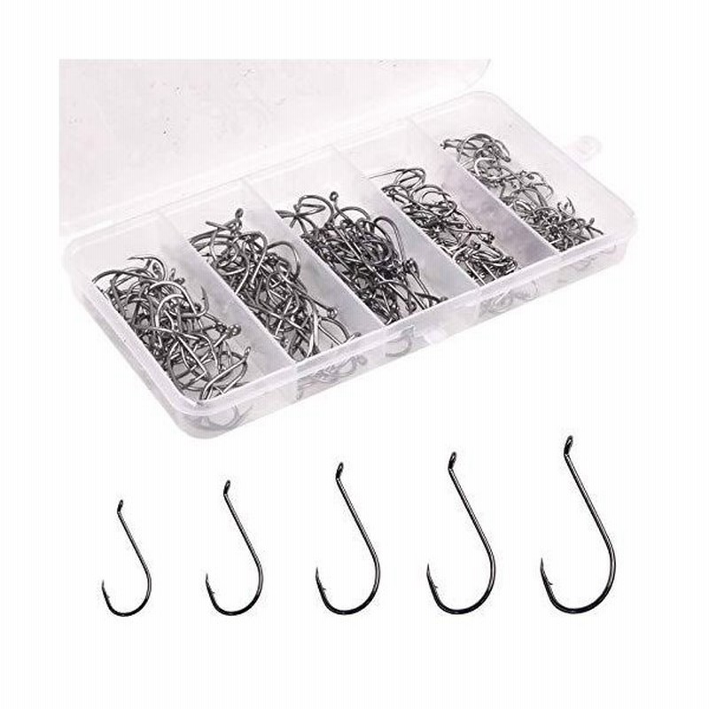 Silanon シングルフック 孫バリ マス針 釣り針 0本 セット 高炭素鋼 強靭 ワームフック バス釣り ニジマス シーバス スズキ 釣り 針 通販 Lineポイント最大0 5 Get Lineショッピング