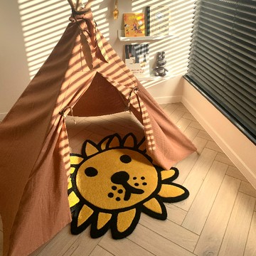 荷蘭 Maison Deux 獅子立體地毯 Lion Rug 90公分