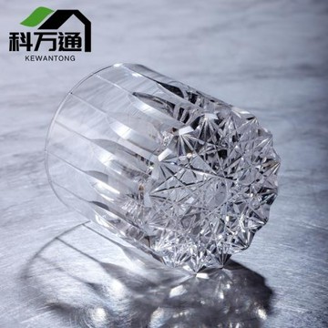 手工雕刻威士忌杯輕奢風水晶玻璃酒吧專用星芒杯洋酒杯烈酒調酒杯