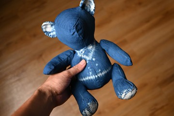 【記憶有限】藍染小熊玩偶