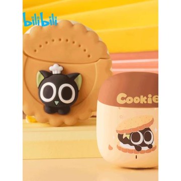 bilipods羅小黑戰記羅小黑濃郁焦糖Cookie藍牙耳機裝蘋果安卓通用