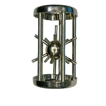 益智玩具 兒童玩具 魯班鎖 玩具 免運速發 開發票 合金籠中取刺全套魯班鎖puzzle益智十級解鎖智力兒童玩具解環合金