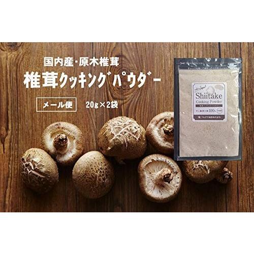 干し椎茸 国産 干ししいたけ 逸品 椎茸 無農薬 無添加 安心安全 原木 椎茸パウダー 20g×2袋 粉 国内産