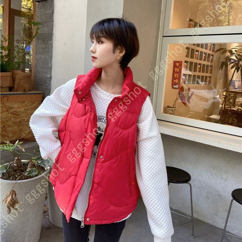 ダウンベスト レディースフ ライト 撥水 秋 冬 春 S M 無地 ダウン90 ァッション アウター 立ち襟 ベスト 防寒着 軽量ダウン 中綿 インナーダウン コートイン 通販 Lineポイント最大0 5 Get Lineショッピング
