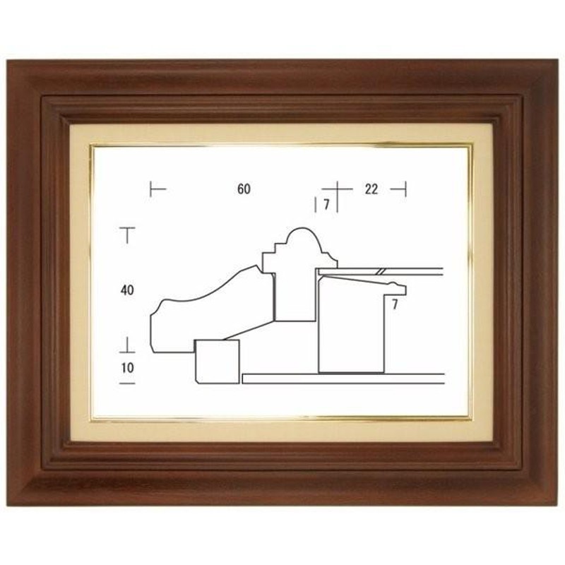 額縁 油彩額縁 油絵額縁 木製フレーム 不二型 オーク サイズM25号 通販