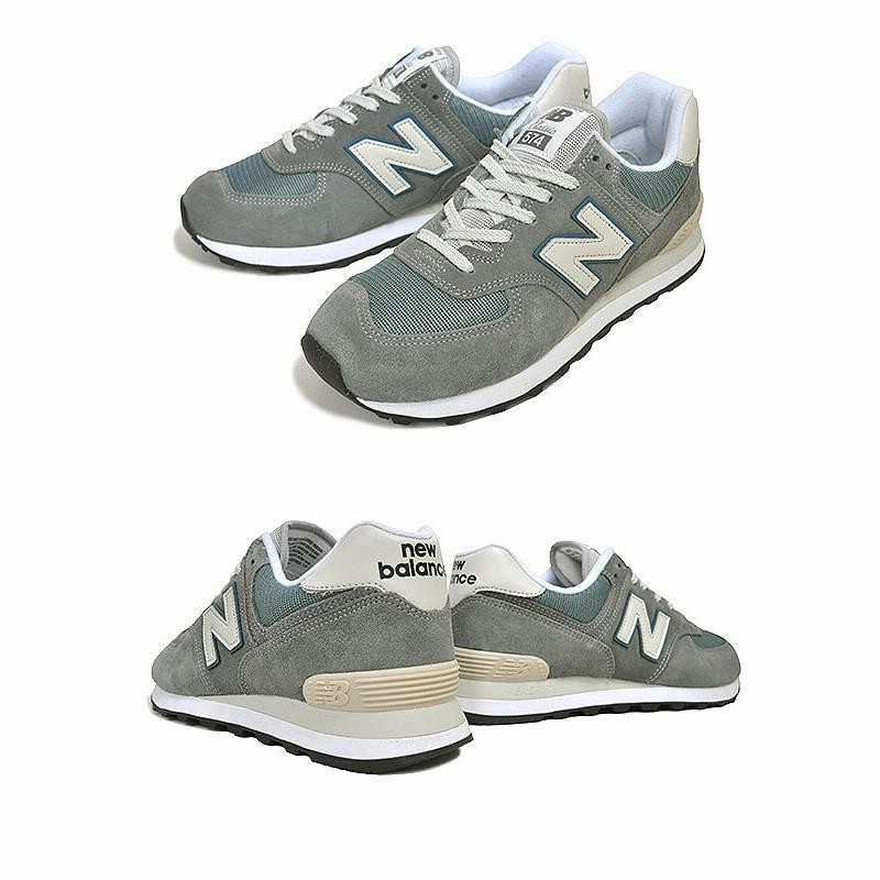 ニューバランス 574 NEW BALANCE ML574BA2 width D STEEL GRAY