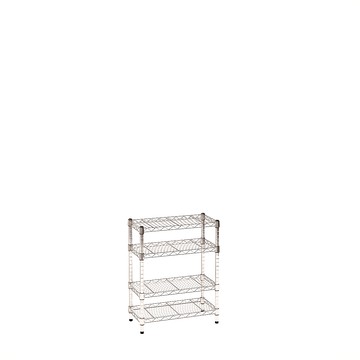 【客尊屋】粗管/小資型 35X60X75Hcm 電鍍四層架