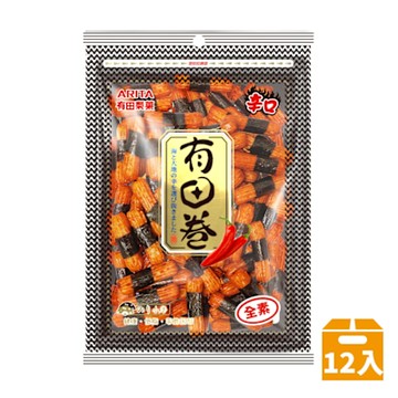 有田製果 海苔小卷-辣味(80gX12包/箱)