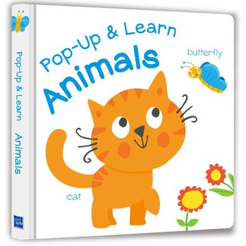 【Listen & Learn Series】Pop-Up & Learn Animals（可愛互動立體書：驚奇動物）（附美籍教師朗讀音檔）