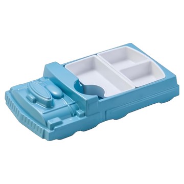 Hesii 火車造型餐盤組 19900S  藍色  1個  單件