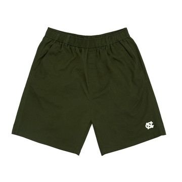NCAA 短褲 軍綠 基本款 鬆緊 五分短褲 中性 7325154772