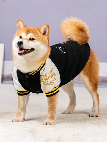 狗狗衣服 秋冬保暖柴犬法斗棒球服泰迪中小型幼犬冬天衛衣冬裝 交換禮物全館免運