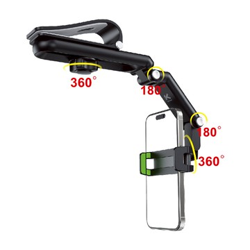 KTnet SC600 汽車遮陽板360°旋轉手機支架