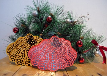 跳舞的南瓜將Dancing Pumpkin / 明信片-草間彌生Yayoi Kusama