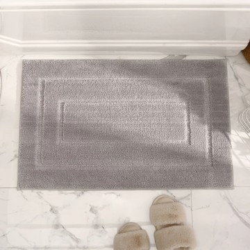 80 x 50cm 淺灰色 浴室吸水防滑地墊