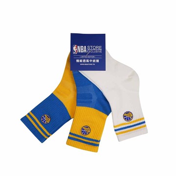 NBA 兒童 中筒襪 三入 勇士隊