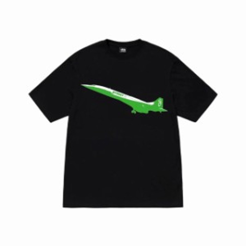 STUSSY SS23 JET TEE ジェットプリントのクルーネック半袖Tシャツ 並行