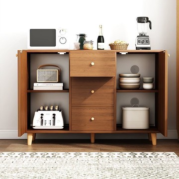 【廠家直銷 免稅到府】餐邊櫃現代櫃子儲物櫃收納家用簡易置物櫃碗櫃客廳廚房櫥櫃茶水櫃