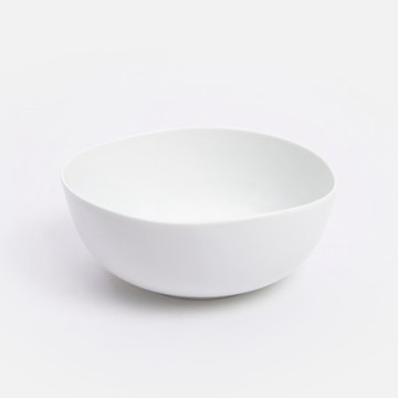 查莉輕量強化瓷碗14cm 浪花青