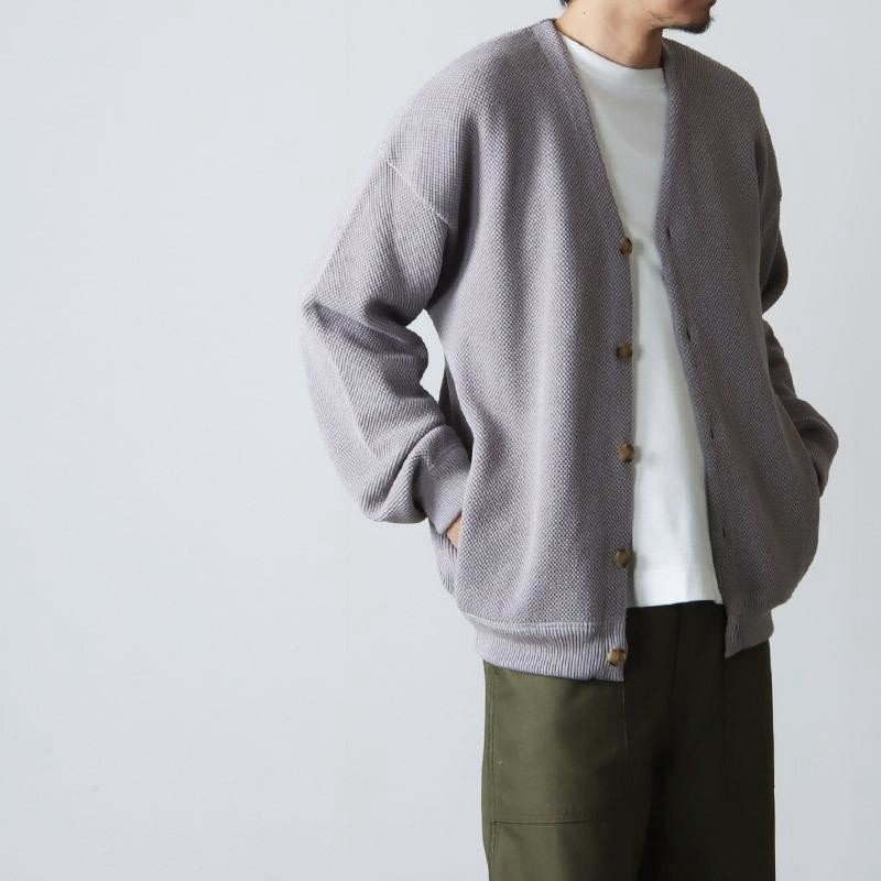 crepuscule (クレプスキュール) Moss Stitch V/N Cardigan / モス