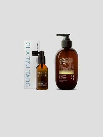 【新春限定｜髮肌調理雙享組】肖楠葉輕透頭皮噴霧50mL＋任選沐浴露330mL／500mL