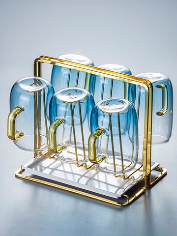 水杯架子置物架創意家用客廳歐式掛杯架玻璃杯架子瀝水杯架掛架