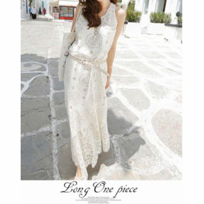 エレガント リゾートワンピ ワンピース ノースリーブ マキシワンピース ロング リゾートワンピース 通販 Lineポイント最大1 0 Get Lineショッピング