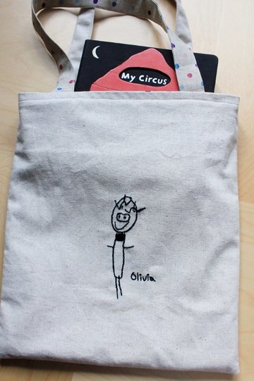 你的畫你的包-托特包 The TOTE BAG 日本棉麻雙面布包
