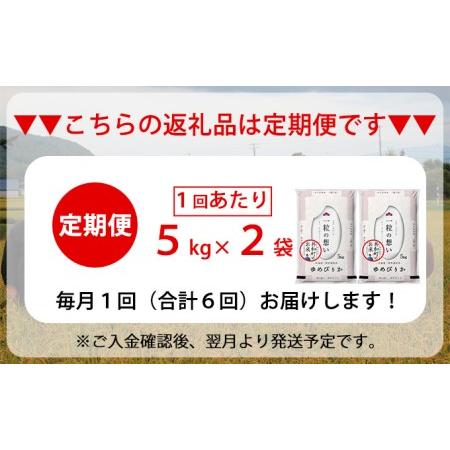 ふるさと納税 令和5年産  定期便 6ヵ月連続お届け ゆめぴりか 10kg 精米 北海道 共和町 北海道共和町