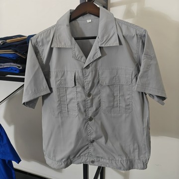 ✨ 新品🎈夏季薄款工作服套裝短袖男女工裝汽修車間勞保透氣