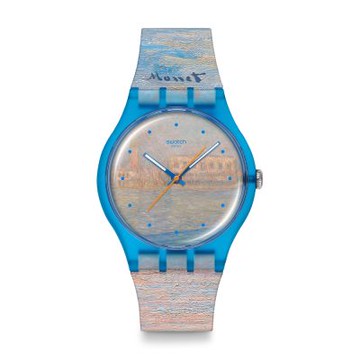 Swatch MONET S PALAZZO DUCALE 莫內《總督宮》/古根漢美術館聯名 SO29Z150 (41mm)