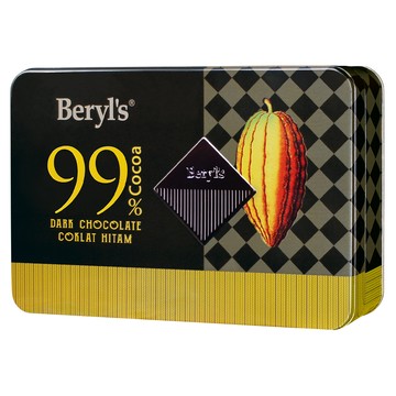 Beryl's 99%可可含量黑巧克力  108g  1個